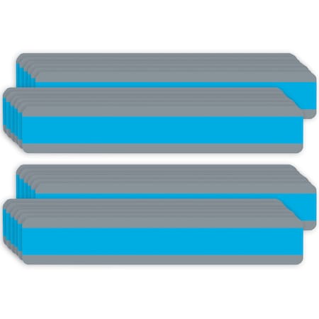 Ashley Productions Double Wide Sentence Strip Reading Guide, 1-1/4in. x 7-1/4in., Blue, 24PK 10877